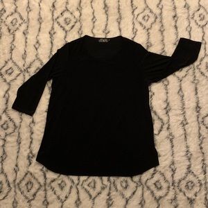 Sympli Black Go To Classic Relaxed Tee